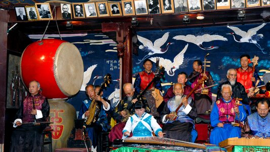Traditional-music naxi orchestra music