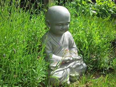 Statue meditation mindfulness photo