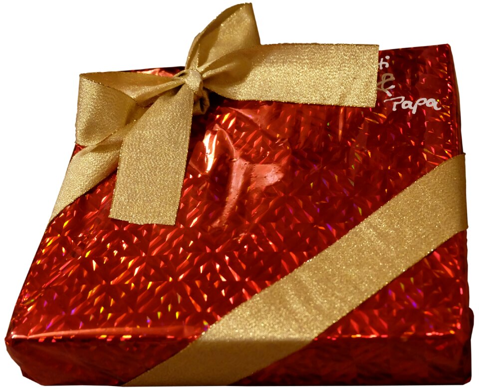 Red packed christmas