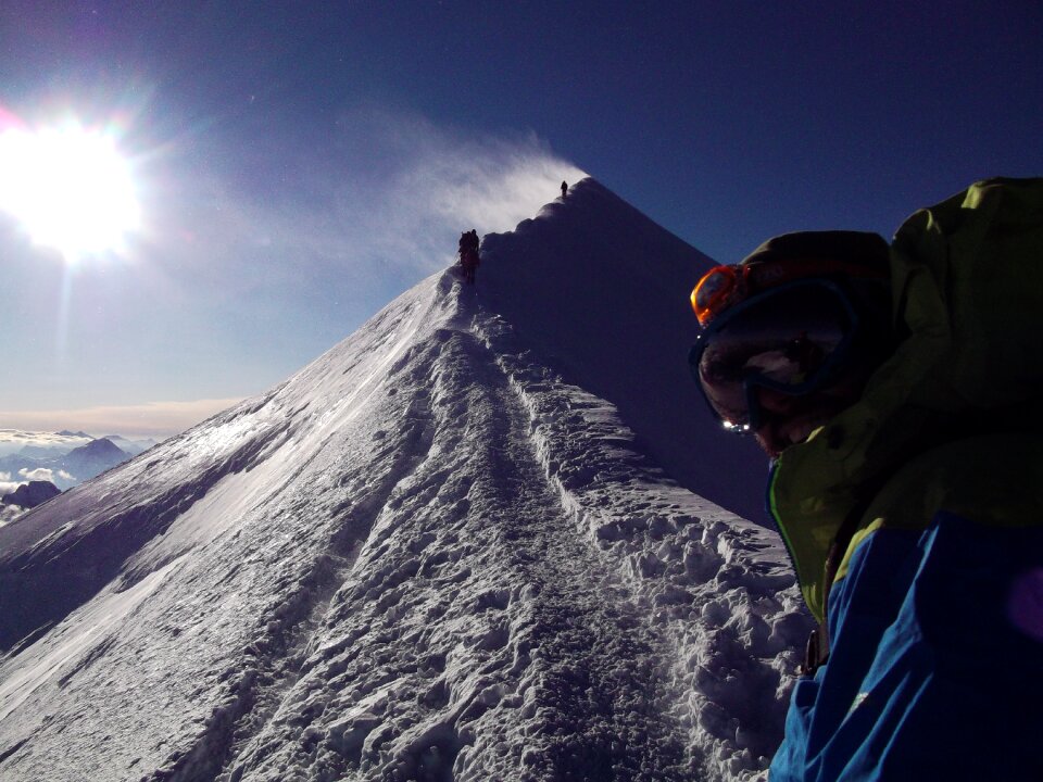 Mont blanc altitude snow
