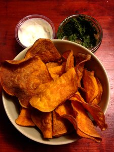 Sweet potato chips healthy yam