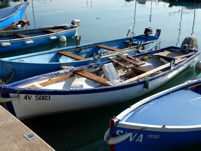 Fishing boats port picturesque