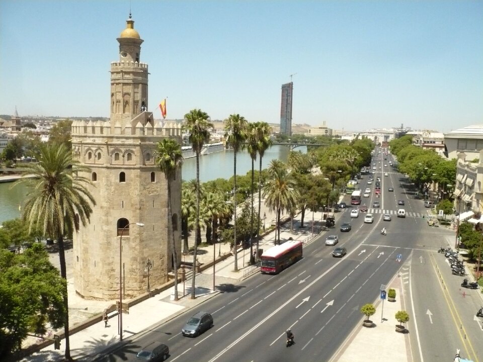 Gold tower guadalquivir seville