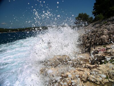 Beach croatia rocky
