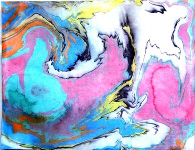 Tempera watercolor color