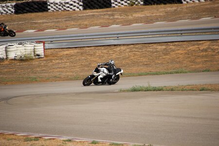 Speed motorcycle ride photo
