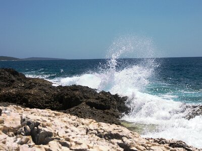 Beach croatia rocky