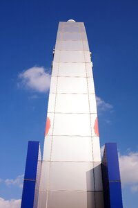 Sculpture top blue sky