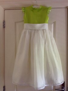 Little bride's dress front
