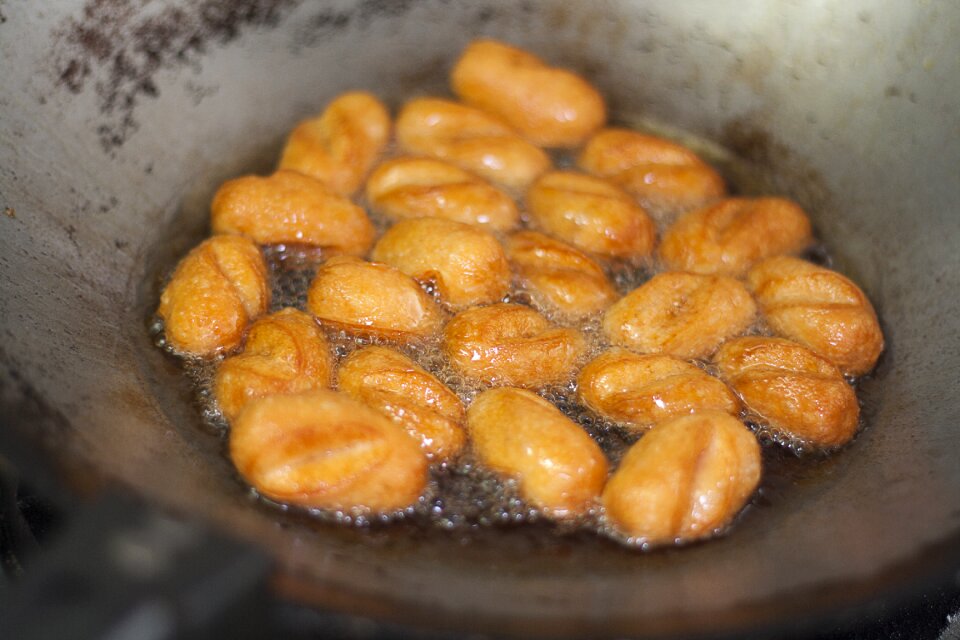 Hot cooking lunch