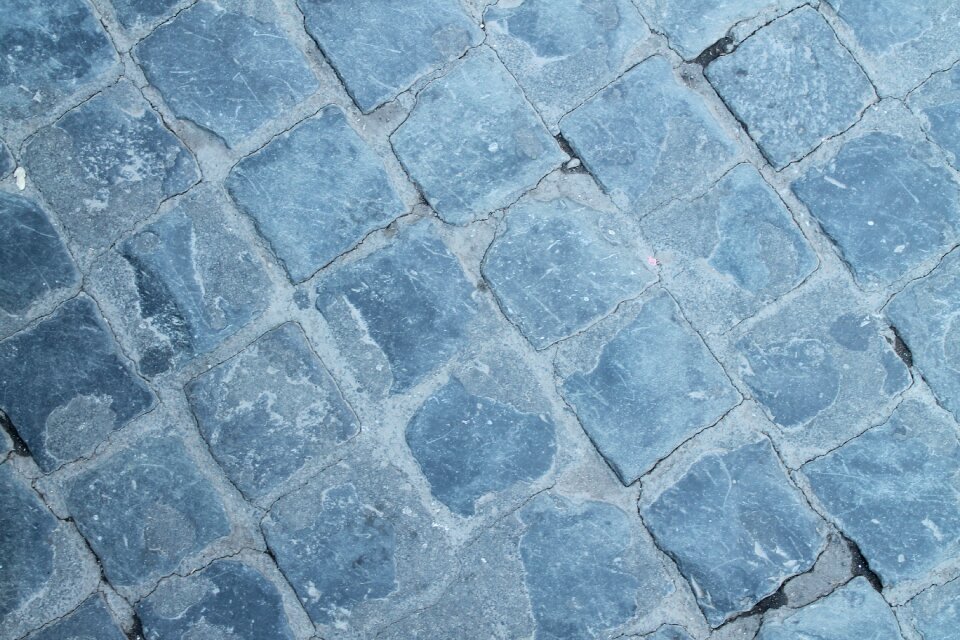 Stone floor road