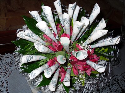 Money bouquet wish