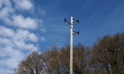 Clouds line energy photo