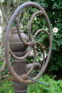 Water wheel water pump