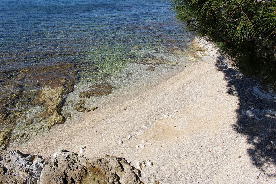 Pebble beach croatia mediterranean
