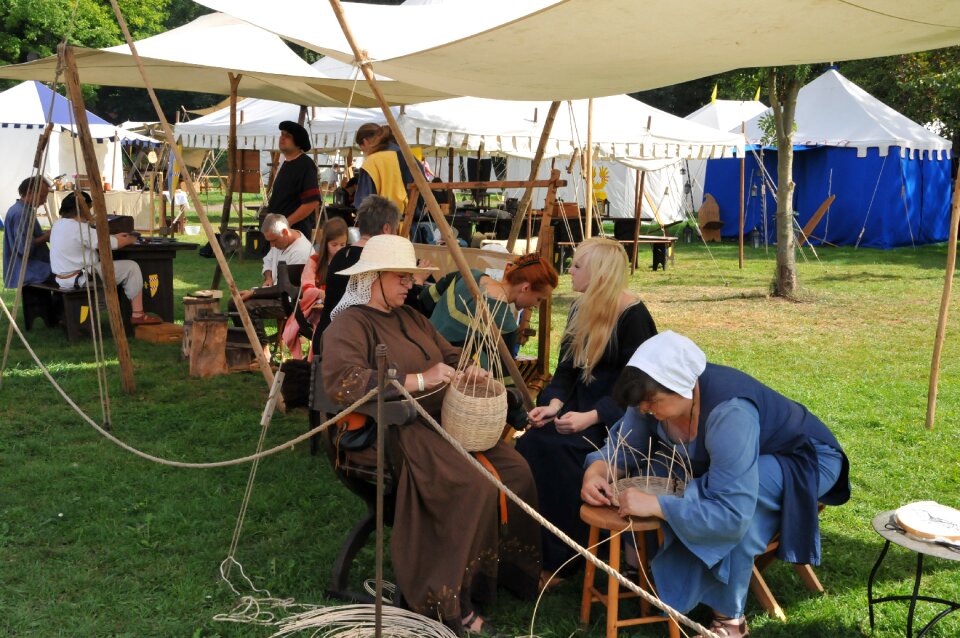 Medieval market women middle ages