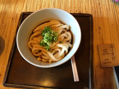 Ise udon udon noodles japanese food photo