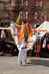 Stilt middle ages harlequin
