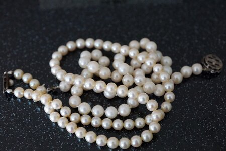 Chain necklace white