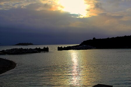 View twilight sky