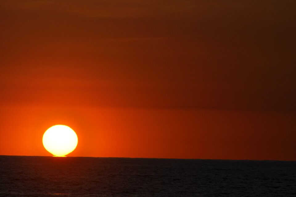 Beach sky horizon