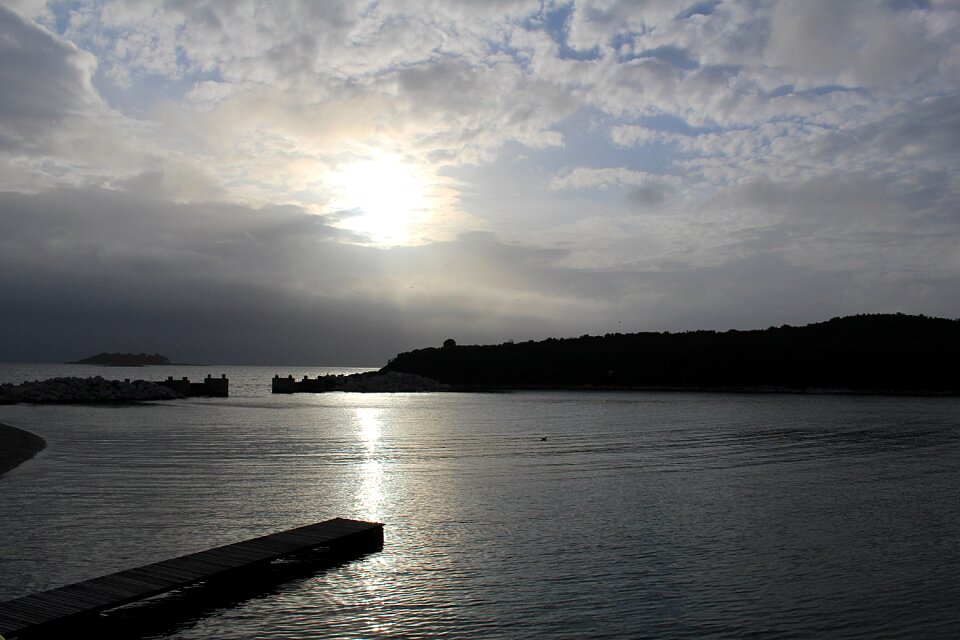 Sea sunlight sunset