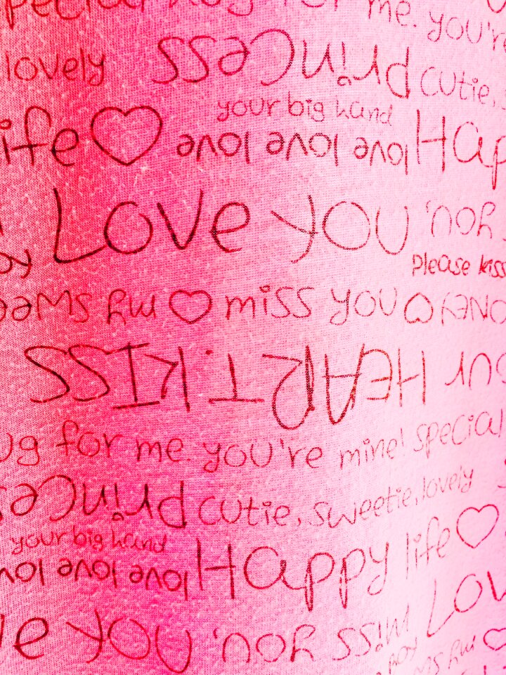 Thoughts love story words