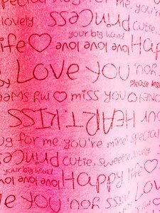 Thoughts love story words