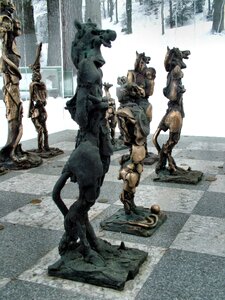 Chessboard think game