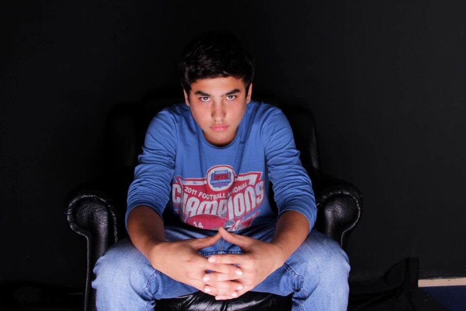 Friend studio portrait