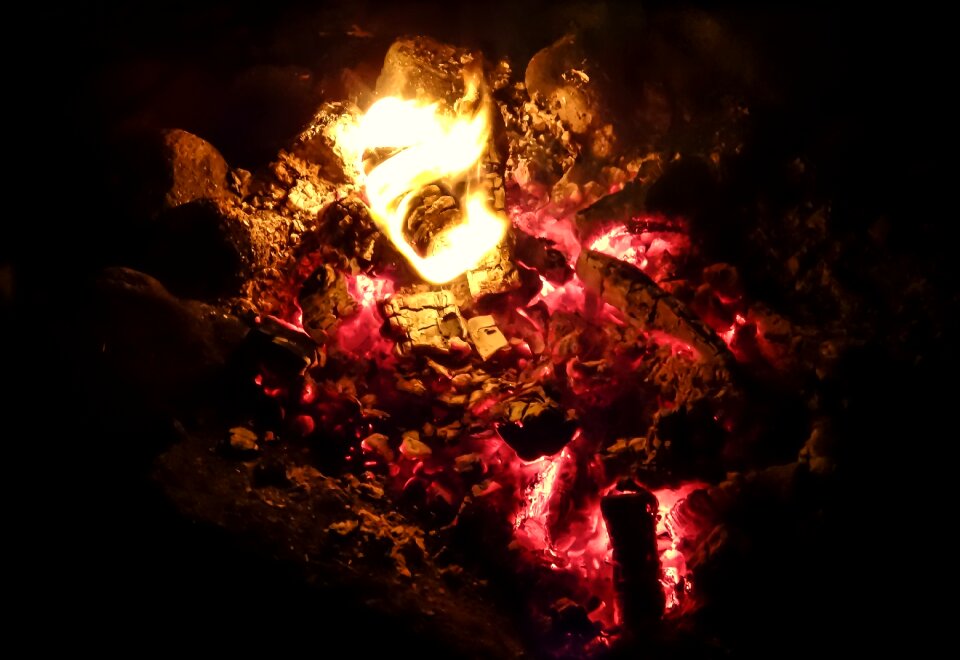 Embers flame firebrand