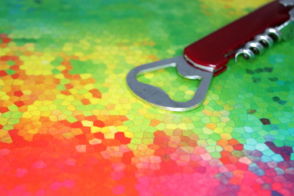 Yellow colorful corkscrew