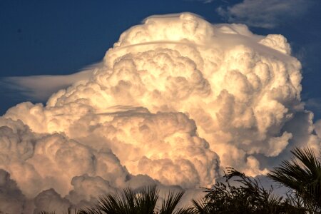 Weather clouds sky