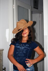 Child hat girl photo