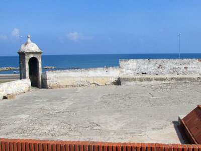 Cartagena de indias walled city sea