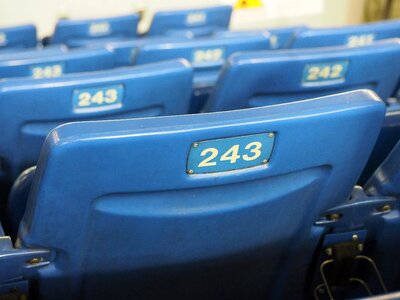 Chair baseball field tokyo dome photo