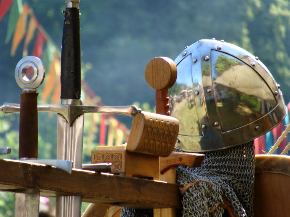 Middle ages sword weapons