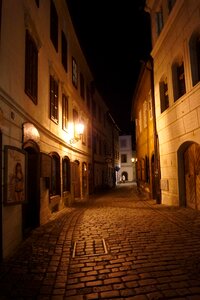 Old town alley paving photo