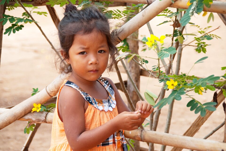 Child kambotscha face