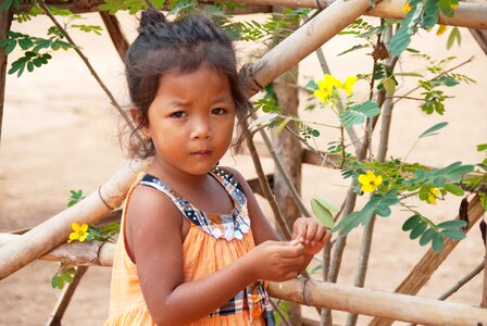 Child kambotscha face