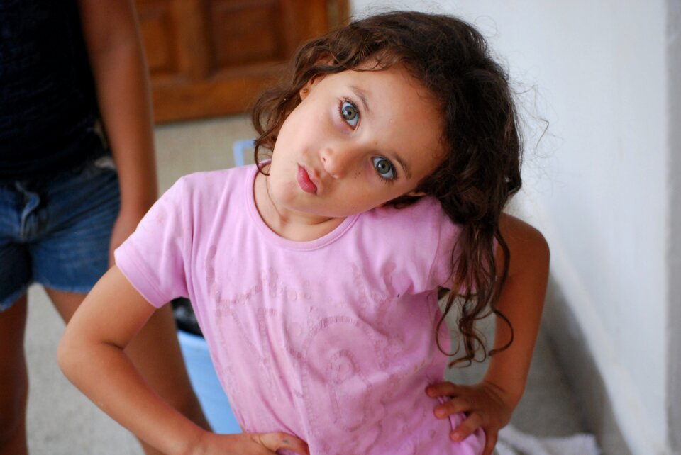 Child girl coquette