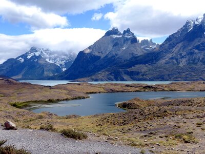 Landscape nature torres del paine photo