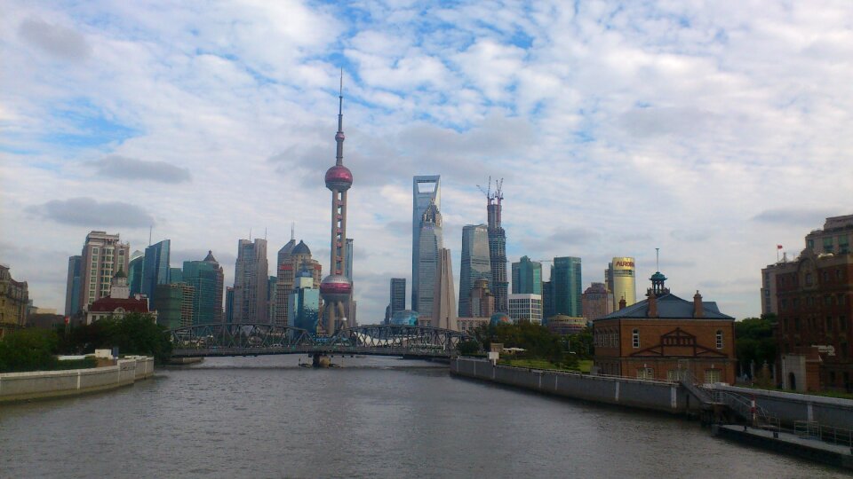 The scenery china the bund