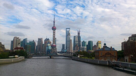 The scenery china the bund photo