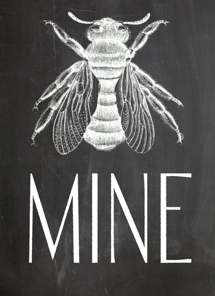 Sign cute chalk