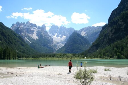 Landscape nature dolomites photo