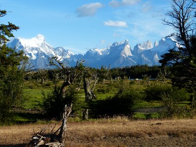 Landscape nature torres del paine photo