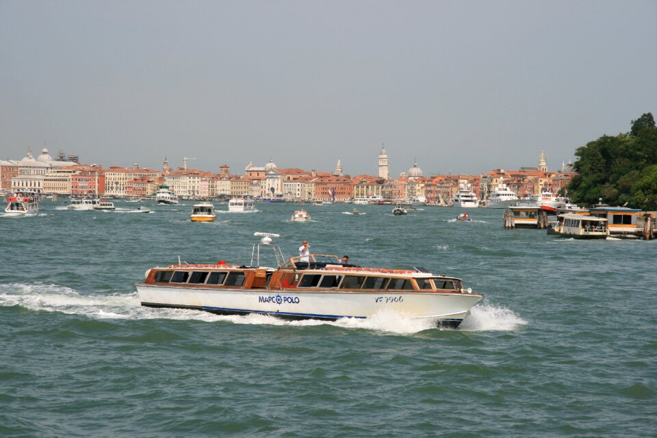 Boat river italy photo