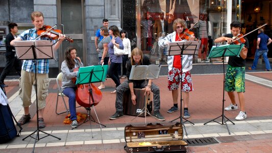 Ireland street music dublin photo