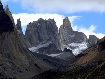 Landscape nature torres del paine photo